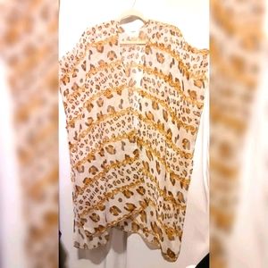 Sheer Cape Jacket Topper - OS